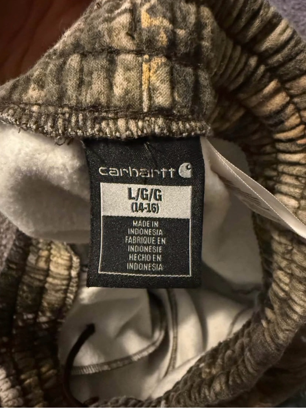 Carhartt Realtree Camo Kids Joggers - Picture 2 of 2